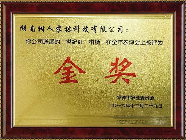 世紀紅金獎